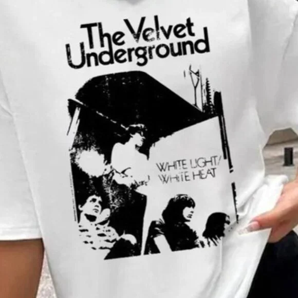 The Velvet Underground White Light White Heat Rock Band Fan Gift Graphic Shirt - Picture 2 of 5